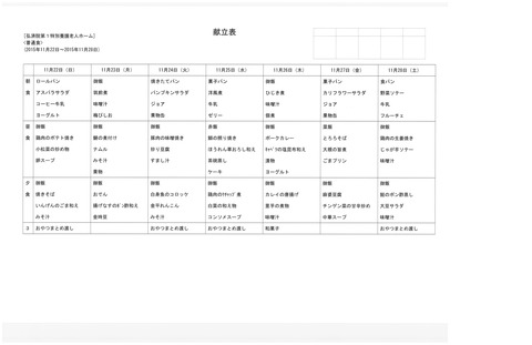 2015年11月22日から11月28日