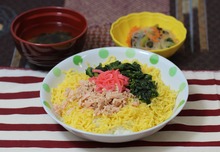 160413　三色丼