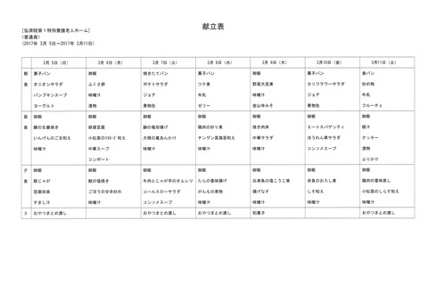 2017年3月5日から2017年3月11日まで