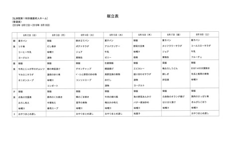 2018年8月12日から2018年8月18日まで