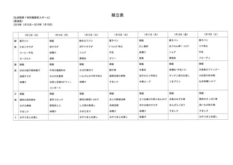 2019年1月13日から2018年1月19日まで