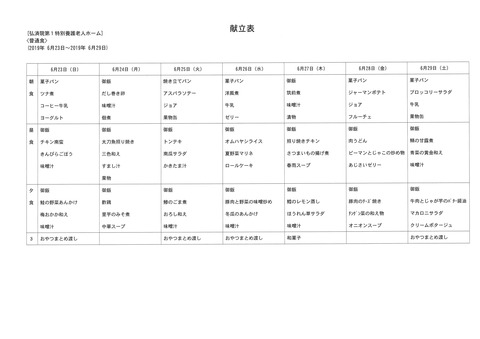 2019年6月23日から2019年6月29日まで