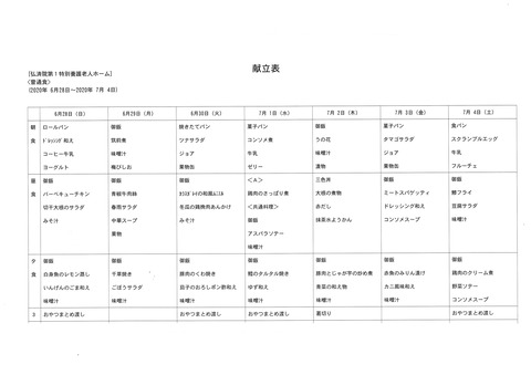 2020年6月28日から2020年7月4日まで