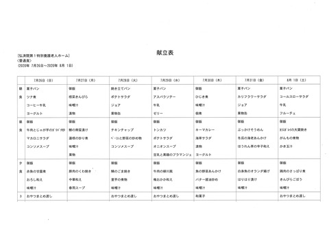 2020年7月26日から2020年8月1日まで