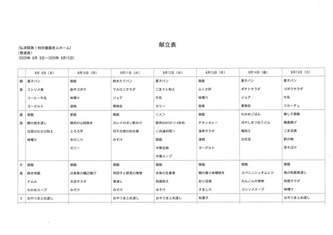 2020年8月9日から2020年8月15日まで