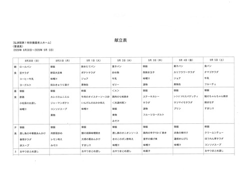 2020年8月30日から2020年9月5日まで