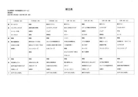 2021年11月28日から2021年12月4日まで