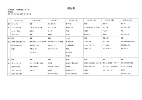 2021年12月12日から2021年12月18日まで